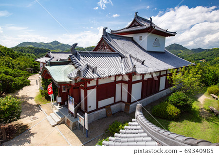 Innoshima Suigun Castle Honmaru-The only Navy castle in Japan that exhibited materials of Murakami pirates certified as Japan Heritage- 69340985
