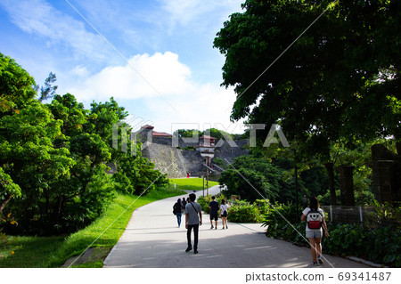 Shurijo Castle as seen from Okinawa Prefectural University Shurijo Castle as seen from Okinawa Prefectural University 69341487
