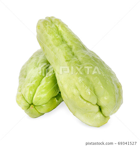 Chayote on white background 69341527