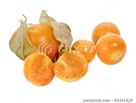 Cape gooseberry isolated on white background 69341820