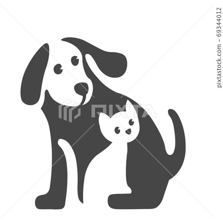 Vector image of Pet logo on white 69344012