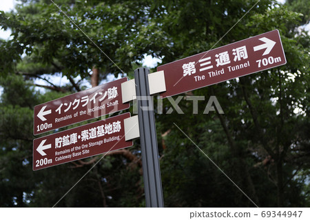 Beshiko銅礦Tohei傾斜軌跡，存儲軌跡，索道停止軌跡，第三通道標誌-Oriental Machu Picchu- 69344947