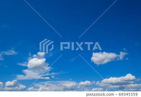 Clouds in blue sky background 69345359