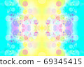 Multicolored kaleidoscope pattern as abstract wallpaper background 69345415