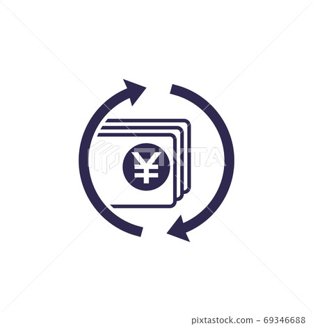 chinese yuan money exchange icon chinese yuan money exchange icon 69346688
