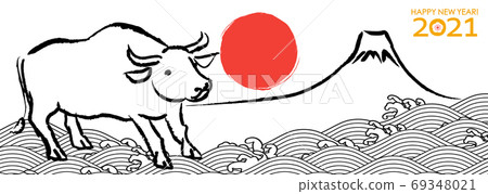 2021年富士山的第一次日出 69348021