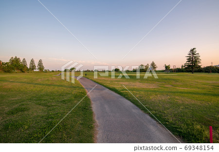At twilight golf course golf course At twilight golf course golf course 69348154