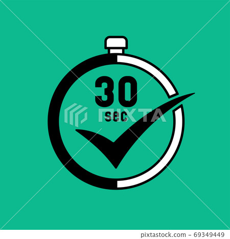 30 Second time countdown sign 30 Second time countdown sign 69349449