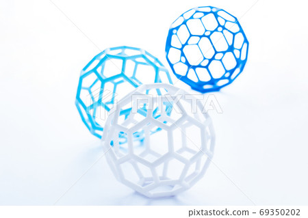 Carbon fullerene graphene honeycomb structure 69350202