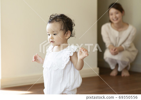 Baby who started walking 69350556