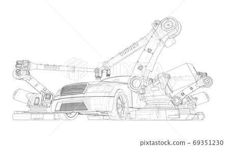 Assembly of motor vehicle 69351230