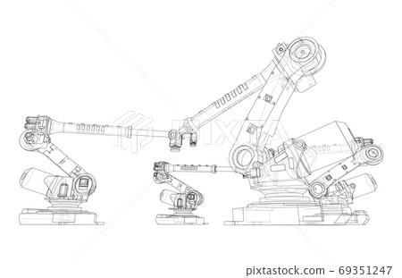 A industral robots manipulators A industral robots manipulators 69351247