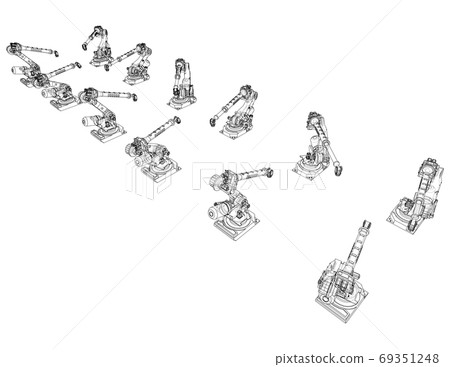 A industral robots manipulators A industral robots manipulators 69351248