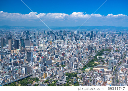 《Osaka Prefecture》 Looking at Osaka cityscape and central Osaka 《Osaka Prefecture》 Looking at Osaka cityscape and central Osaka 69351747