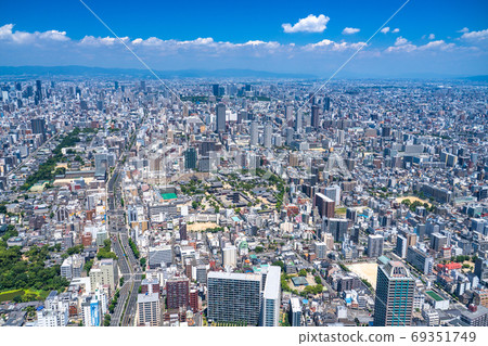 《大阪府》眺望大阪市容和大阪市中心 《大阪府》眺望大阪市容和大阪市中心 69351749