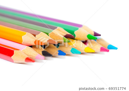 pencils group isolated on white background pencils group isolated on white background 69351774