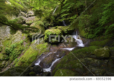 A waterfall downstream of Manoko Waterfall (Kawakami Village, Yoshino District, Nara Prefecture) 69352396
