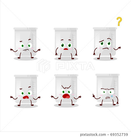 Cartoon character of science bottle with what expression Cartoon character of science bottle with what expression 69352739
