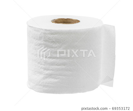 Tissue paper roll isolated on white backgroud. Tissue paper roll isolated on white backgroud. 69353172