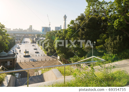 Tennoji Park in the evening Tennoji Park in the evening 69354735
