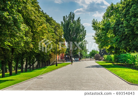Park in the Chateau of Prince Trubetskoy in Ukraine Park in the Chateau of Prince Trubetskoy in Ukraine 69354843
