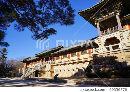 View of Bulguksa Temple in Gyeongju View of Bulguksa Temple in Gyeongju 69356776