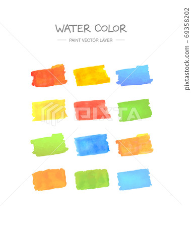 Watercolor vector layer Watercolor vector layer 69358202