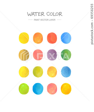 Watercolor vector layer 69358203