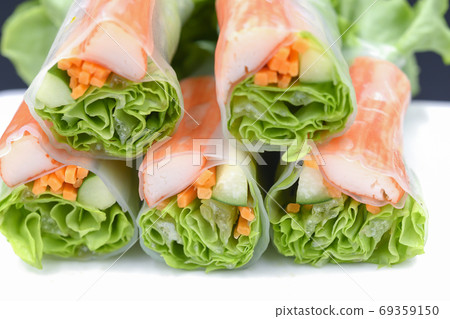 Vegetable Salad with Crab Stick 69359150