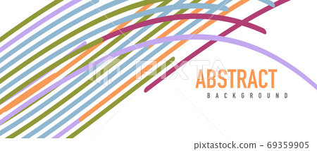 Аbstract moving colorful lines vector backgrounds for cover, placard, poster, banner or flyer 69359905