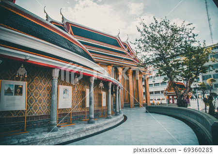 Wat Ratchabophit Sathitmahasimaram temple in Bangkok, old Town, Thailand Wat Ratchabophit Sathitmahasimaram temple in Bangkok, old Town, Thailand 69360285