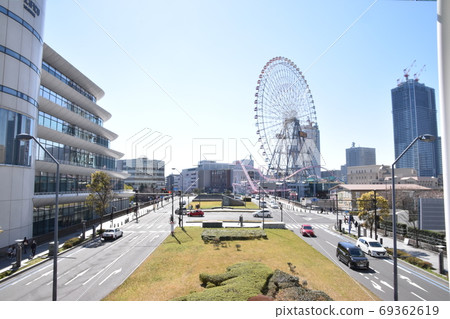 Scenery of Minatomirai from the vicinity of Pacifico Yokohama Scenery of Minatomirai from the vicinity of Pacifico Yokohama 69362619