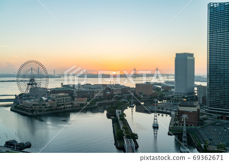 [神奈川縣] Minatomirai在晨曦中 69362671