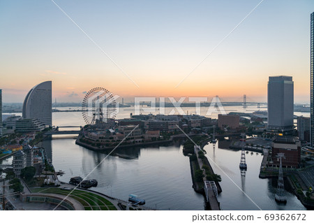 [神奈川縣] Minatomirai在晨曦中 69362672