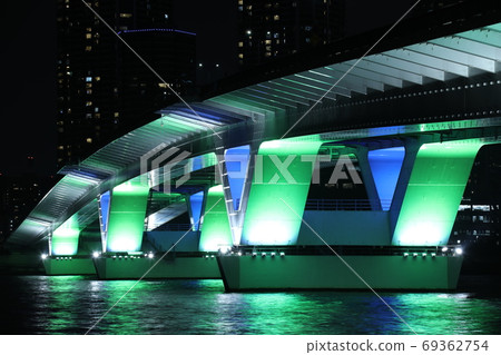 Toyosu Ohashi illuminated 69362754