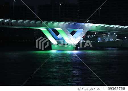 Toyosu Ohashi illuminated 69362766