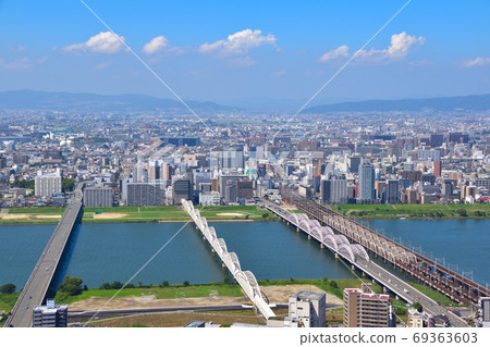 Cityscape near Juso Ohashi Cityscape near Juso Ohashi 69363603