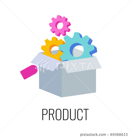 Product Infographics Icon. Successful content marketing strategy. Product Infographics Icon. Successful content marketing strategy. 69366615