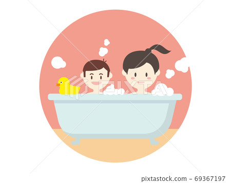 Hot springs_bath_persons in the bathtub_multiple variations available 69367197