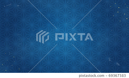 Japanese pattern hemp leaf pattern texture... - Stock Illustration ...