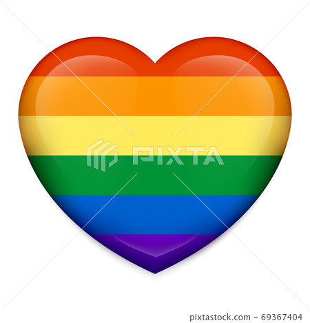 Icon Lgbt rainbow flag background - Stock Illustration [69367404] - PIXTA