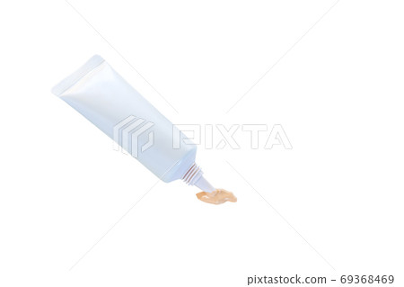 Liquid foundation out of tube, BB cream [white background] 69368469