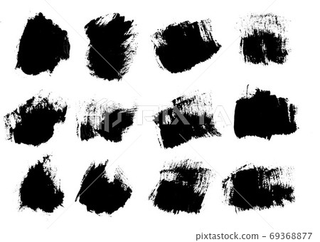Brush strokes with watercolor paint, white background Brush strokes with watercolor paint, white background 69368877
