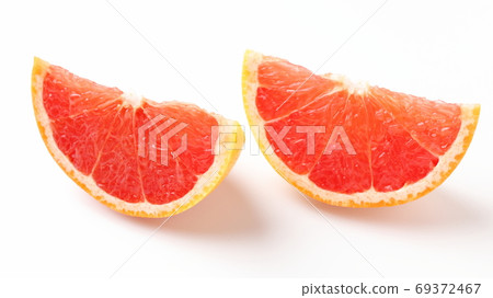 South African grapefruit (ruby) cross section white background white background South African grapefruit (ruby) cross section white background white background 69372467