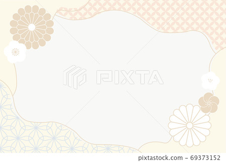 2021年新年賀卡梅花菊花花框 2021年新年賀卡梅花菊花花框 69373152