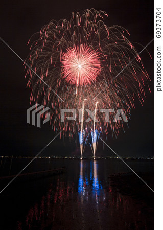 [長野縣Su訪市] wa訪湖的煙火大會 69373704