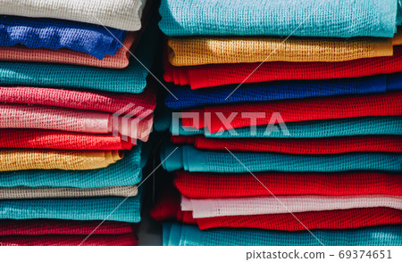 Multicolored manufacturing fabric textiles in pile Multicolored manufacturing fabric textiles in pile 69374651