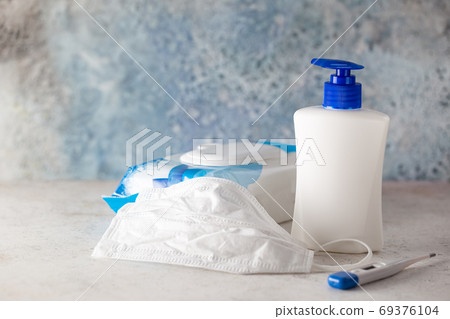 Hygiene coronavirus protection. Hygiene coronavirus protection. 69376104