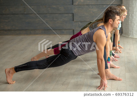 Yoga Practice Exercise Class Concept 69376312