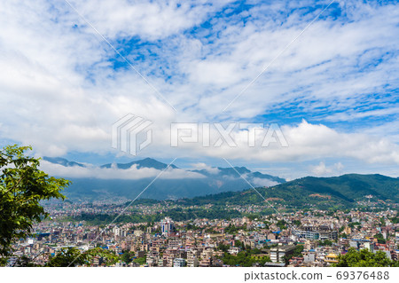 Panoramic top view of Katmandu city, Nepal Panoramic top view of Katmandu city, Nepal 69376488